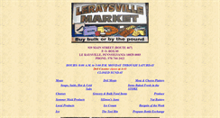 Desktop Screenshot of leraysvillemarket.com