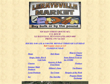 Tablet Screenshot of leraysvillemarket.com